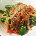☆ななこ☆'s cooksnap of when they made れんこん炒め、スナップえんどう入り。.