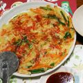 クックQ5IWPC☆'s cooksnap of when they made ニラと桜エビのチヂミ.