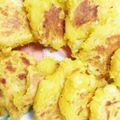 ☆るこ☆'s cooksnap of when they made さつまいものお焼き☆離乳食.