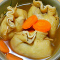 kunmapon's cooksnap of when they made [すき焼きリメイク]すき焼き巾着&餅巾着.