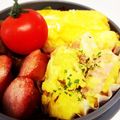 ☆るぅら☆'s cooksnap of when they made 炒めベーコンとさつまいものバタマヨサラダ.