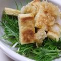 まさべこ's cooksnap of when they made 水菜と油揚げの＊和風サラダ♫.