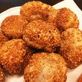 ぴーぱちゃい's cooksnap of when they made ごま団子.