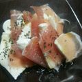 茶むすめ's cooksnap of when they made モッツァレラと生ハムのブルスケッタ☆.