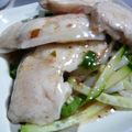 ＴＯＭＯＷＡＴ's cooksnap of when they made ゆで鶏の梅びたし.