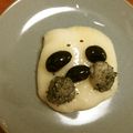 トクライ's cooksnap of when they made 鏡餅deごま餡入りゴマフアザラシ大福✨.