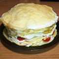 HAPPY84's cooksnap of when they made 簡単！カスタードミルクレープ.