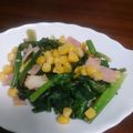 なつみゃ's cooksnap of when they made ほうれん草とベーコンのレモン醤油炒め♪.
