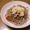 ☆KUMI521☆'s cooksnap of when they made 肉味噌アレンジ♪冷やし肉味噌そば.