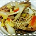 バニラchan's cooksnap of when they made めんつゆで簡単白菜と厚揚げのすき煮.