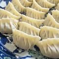 モモキト's cooksnap of when they made 焼きよし揚げてよし小松菜いっぱいギョウザ.