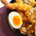 satomix96's cooksnap of when they made 天丼に必須!!半熟たまごの天ぷら.