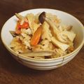 かなぼっち's cooksnap of when they made 秋☆彼も大好き☆鳥ごぼう炊き込みご飯.