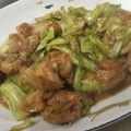 a_chin1202's cooksnap of when they made ご飯が進む☆★鶏肉とキャベツのマヨ焼き.