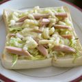 スタイリッシュママ's cooksnap of when they made キャベチーズトースト.
