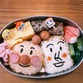 chikako*'s cooksnap of when they made しょくぱんまん様弁当（キャラ弁）.