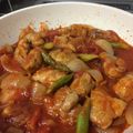 Poucette's cooksnap of when they made 鶏もも肉とアスパラのトマトソース炒め.