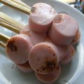 naru＊café's cooksnap of when they made 魚肉ソーセージ焼き(^・^).