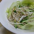 あかりんりん♪'s cooksnap of when they made もやしと残り物の蕎麦orそうめんのサラダ.