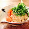 kaokaofood's cooksnap of when they made サーモン納豆.