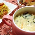 ♡みこクッキング♡'s cooksnap of when they made 豆腐と卵のふわとろポカポカスープ.
