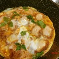 ニノにの's cooksnap of when they made とろとろ卵の豚カツとじ.