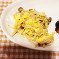 peanut32m's cooksnap of when they made きのこと卵炒め.
