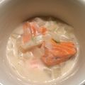 りーのかあか's cooksnap of when they made カブとサーモンのクリームスープ.