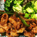 kaoritto's cooksnap of when they made 焼いて絡めるだけ！豚の生姜焼き.