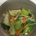 smilejunko's cooksnap of when they made 簡単10分★チンゲン菜えのきハム炒め.