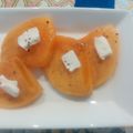  milkchoco's cooksnap of when they made 柿とクリチで簡単おつまみ♪.