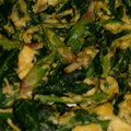 ちょこだす's cooksnap of when they made 鉄分たっぷり☆ほうれん草卵炒め.