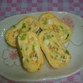 おまめちゃん♥️'s cooksnap of when they made あみえびと大根の葉っぱの卵焼き.