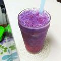 しじみごはん's cooksnap of when they made ブルーベリー&苺♪スムージー.