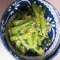 宇宙人1024's cooksnap of when they made 小松菜のごま和え.