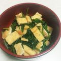 みりんこ♡'s cooksnap of when they made 簡単♪香ばし油あげとほうれん草の煮浸し風.