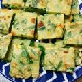 佳奈たぬき's cooksnap of when they made もちもち食感♡ニラとチーズのちぢみ.
