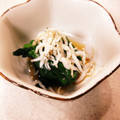 こりらくまっこ's cooksnap of when they made ほうれん草としらすのおひたし.