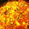 三角テレビ's cooksnap of when they made 豆腐と鶏そぼろのトマトあんかけライス.