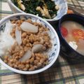 よちりん's cooksnap of when they made らっきょう納豆ご飯.