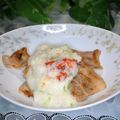 mielle's cooksnap of when they made カリカリ豚肉の梅とろろ丼.