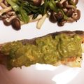 おもち♪♫'s cooksnap of when they made 簡単！タラのムニエル☆アボカドソースがけ.