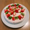 たつなつりん's cooksnap of when they made 簡単フワトロ♥д♥ヨーグルトムースケーキ.