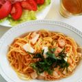 クック54UTH0☆'s cooksnap of when they made ＊シーフードとたらこのスパゲティ＊.
