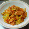 なおころピッコロ's cooksnap of when they made 野菜とソーセージのオーロラ炒め.