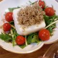 ぽぷらまま's cooksnap of when they made 冷奴？水菜と豆腐のじゃこサラダ.