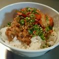ともみろ's cooksnap of when they made 日韓合体！コチュジャン入り韓国風納豆ご飯.
