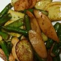 一期一代's cooksnap of when they made アスパラ＆ソーセージ炒め♪.