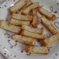 ねむりひつじ's cooksnap of when they made マヨネーズ味スナック　パンの耳で.