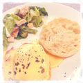 KateReon's cooksnap of when they made 朝食♡簡単！ベーコンエッグベネディクト.